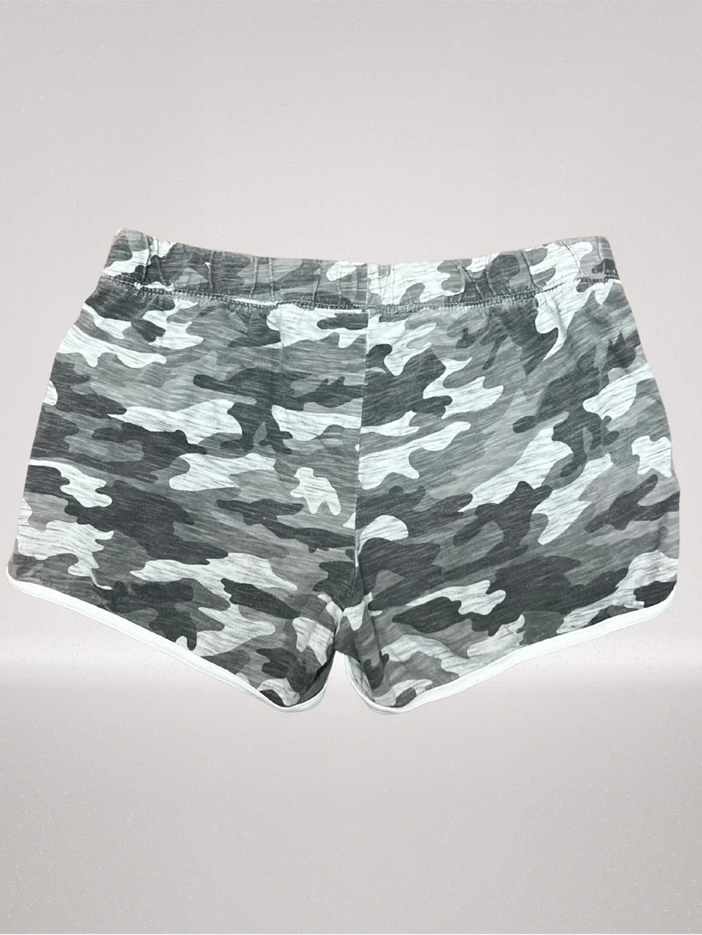 Justice Girls Panda Camo Ringer Tee & Shorts Set Size 12/14-16